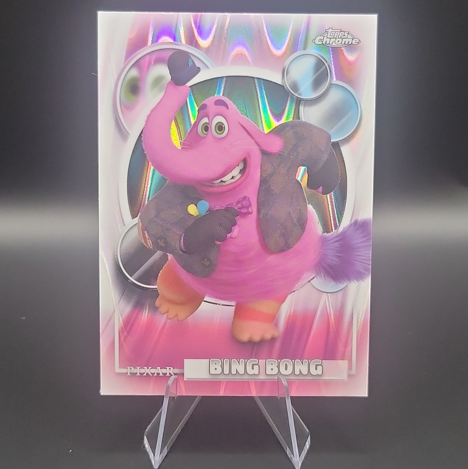 2026 Topps Chrome Disney Pixar Bing Bong Ray Wave #176 Non-Sport Card