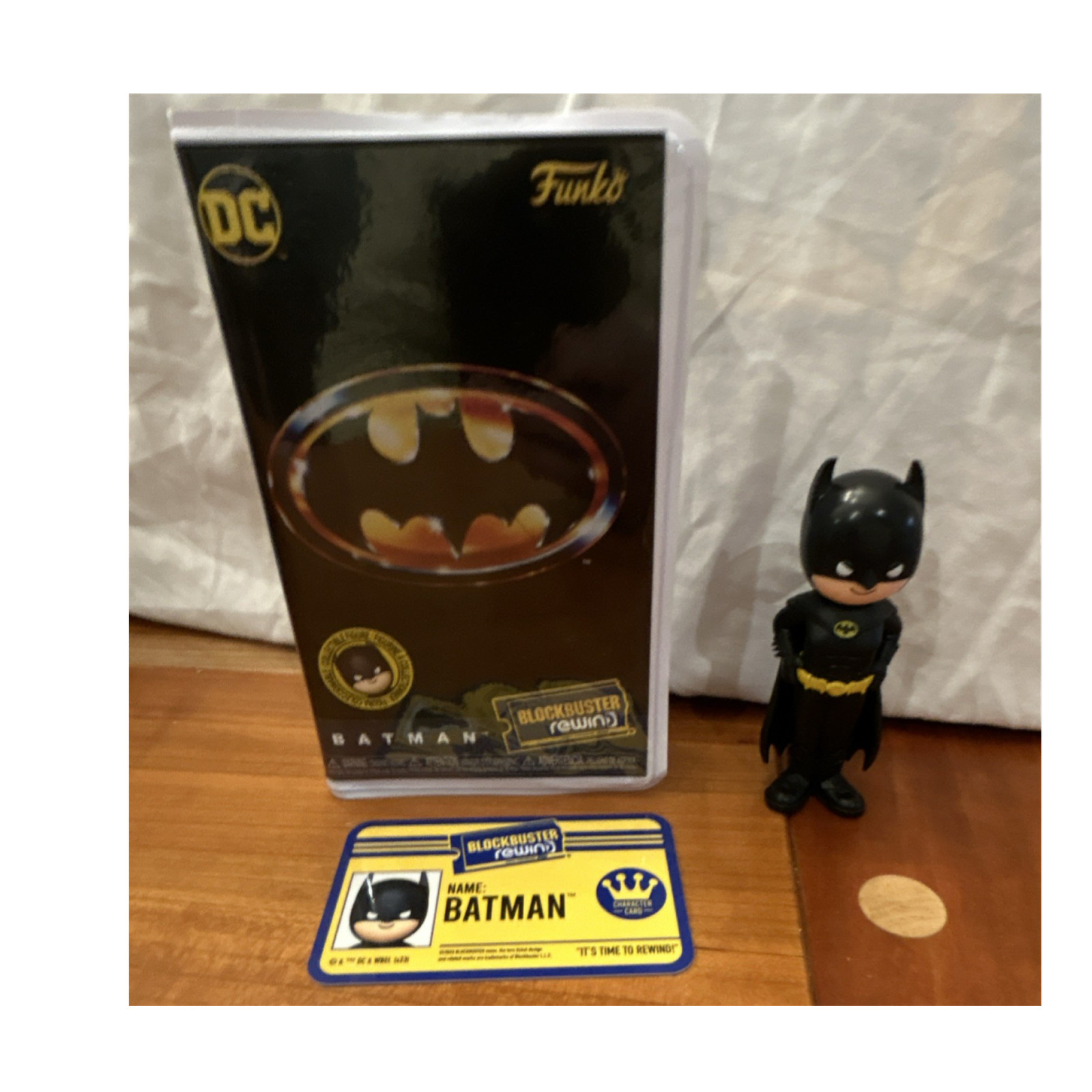 Funko Rewind DC Batman Blockbuster Chase Vinyl Figure w/ Character Card