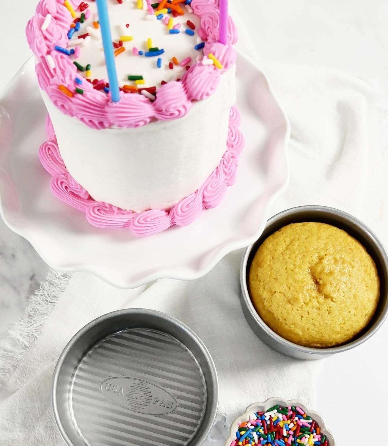 Multi-Purpose 4-Inch Round Cake Pan – Ideal for Birthdays & Special Treats