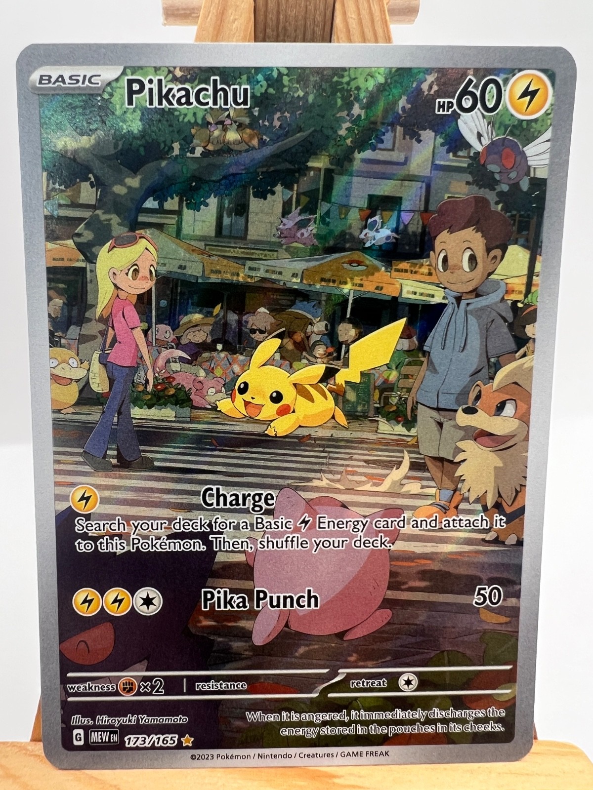 Pokemon TCG – S&V 151 – 173/165 Pikachu – Illustration Rare – NM/M