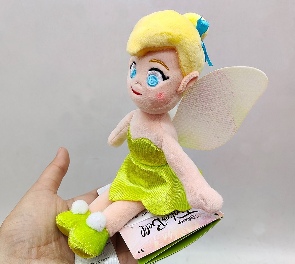 Authentic Disney Tinker Bell from Peter Pan Shoulder Pal Magnetic Plush Doll
