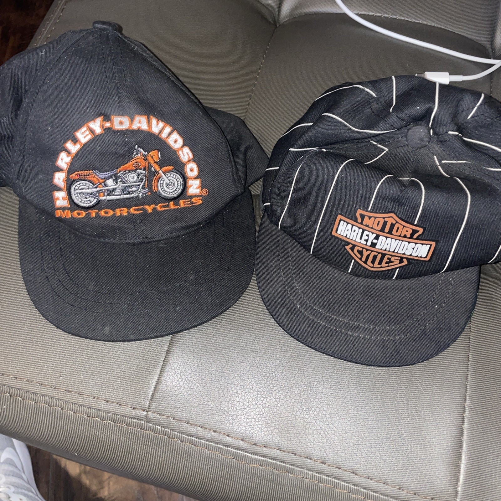 Vintage Harley Davidson Hat 1980s 1990s Toddler Size 3-6 Months