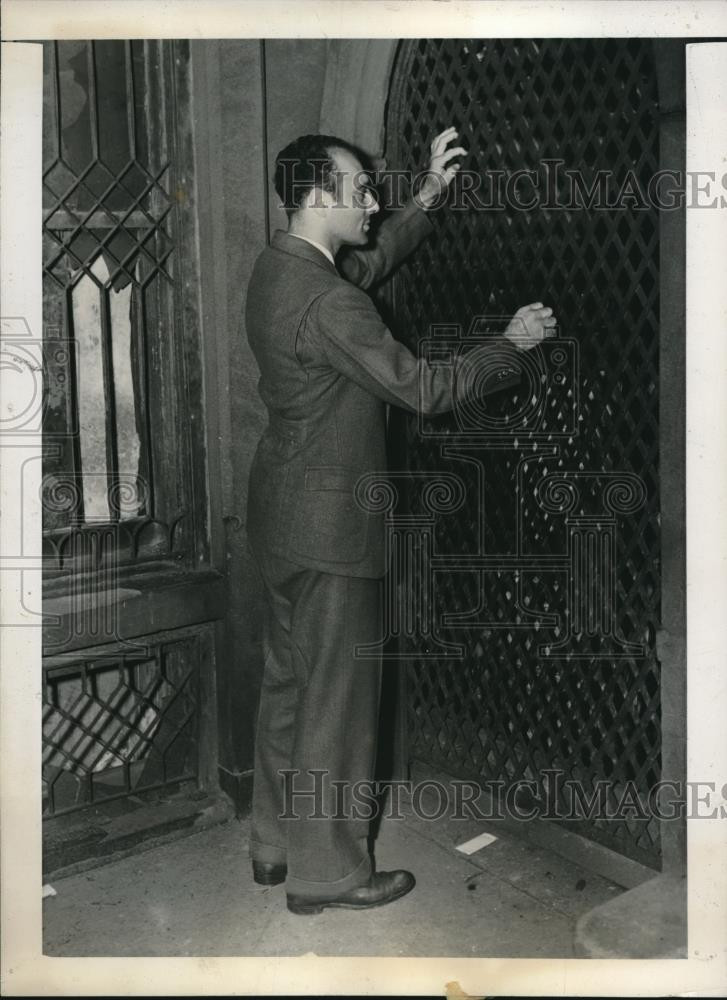 1938 Press Photo Maurice Gruber, The Jamaica Real Estate Dealer