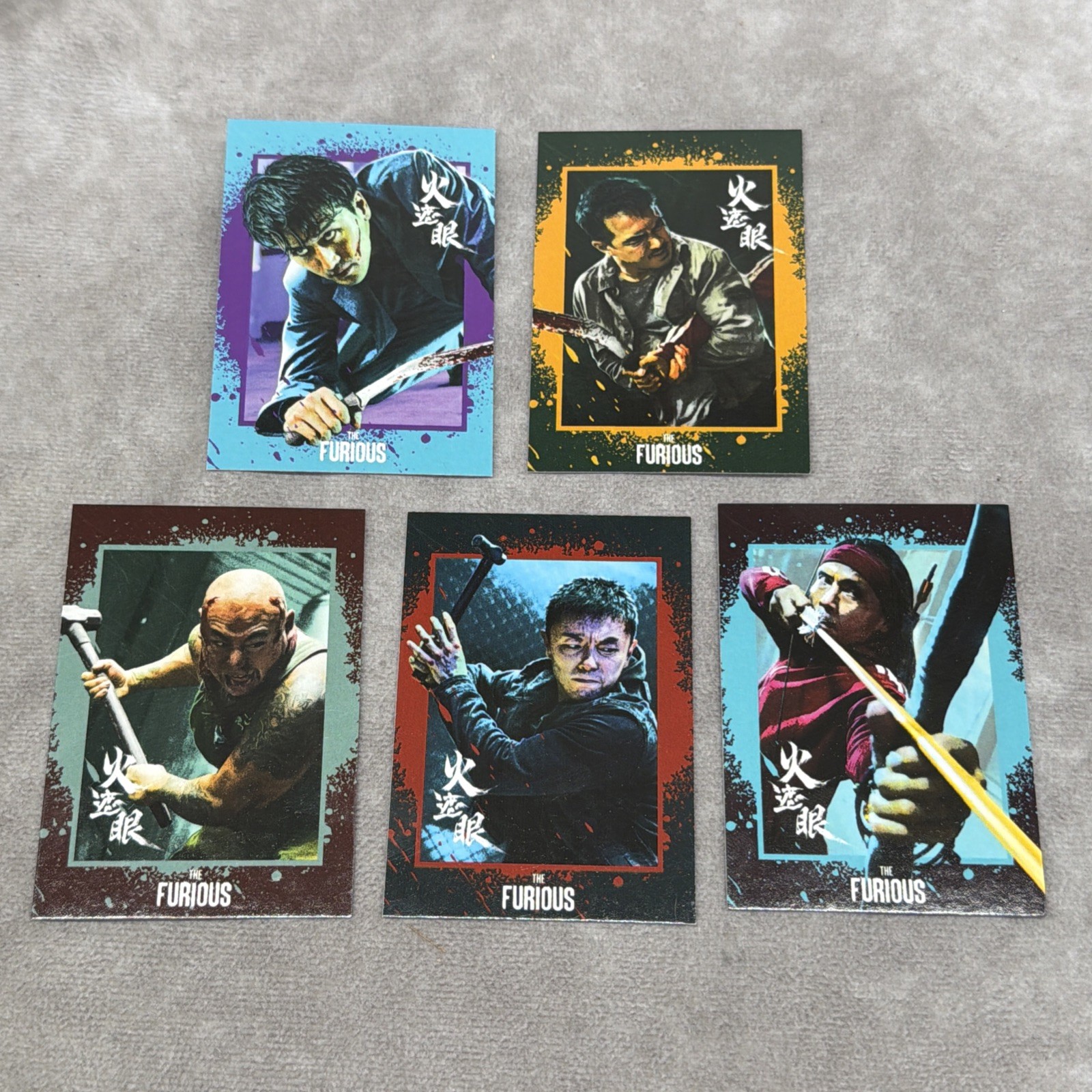 The FURIOUS 2026 Movie Limited Edition Promo Trading Cards – Complete Set of 5
