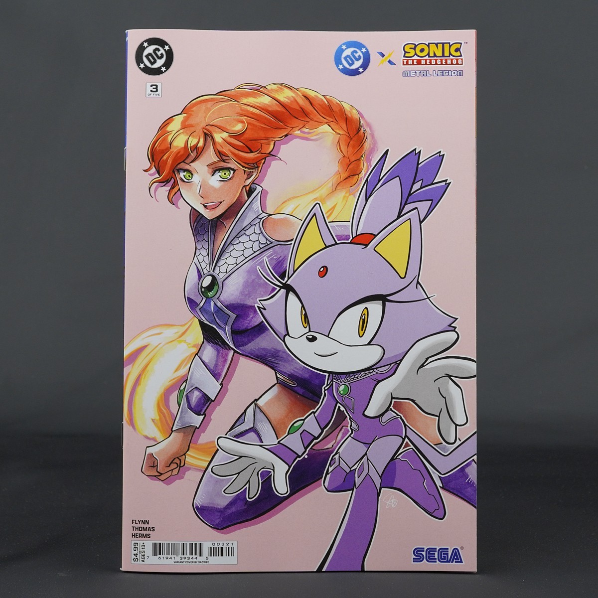 DC x Sonic The Hedgehog METAL LEGION #3 Cvr B DC Comics 2026 3B (CA) Saowee