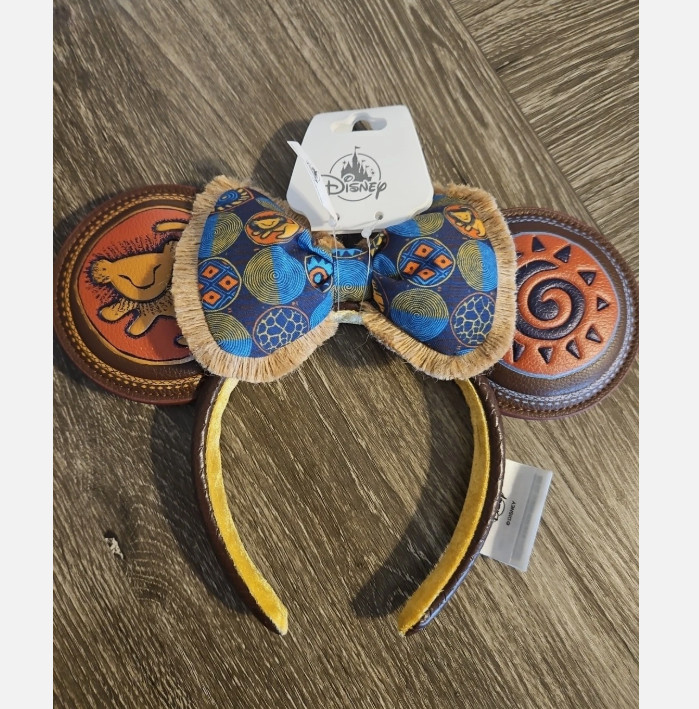 Authentic 2026 Hong Kong Disney The Lion King Minnie Ears Headband Disneyland