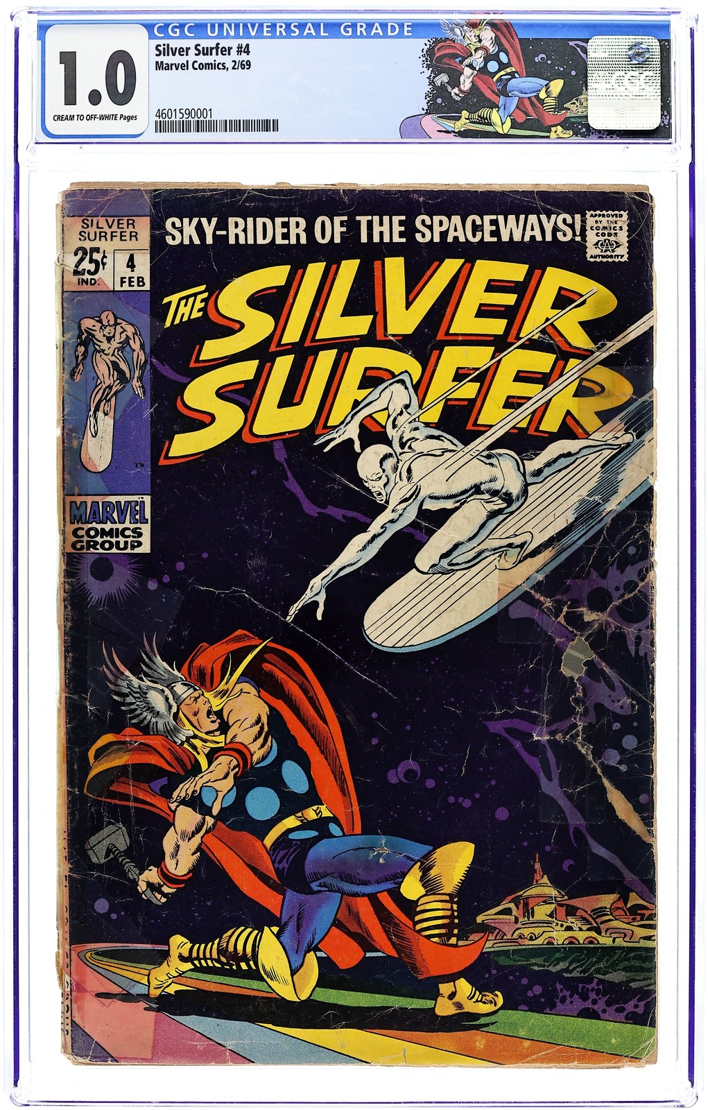 Silver Surfer #4 CGC 1.0 1969 4601590001