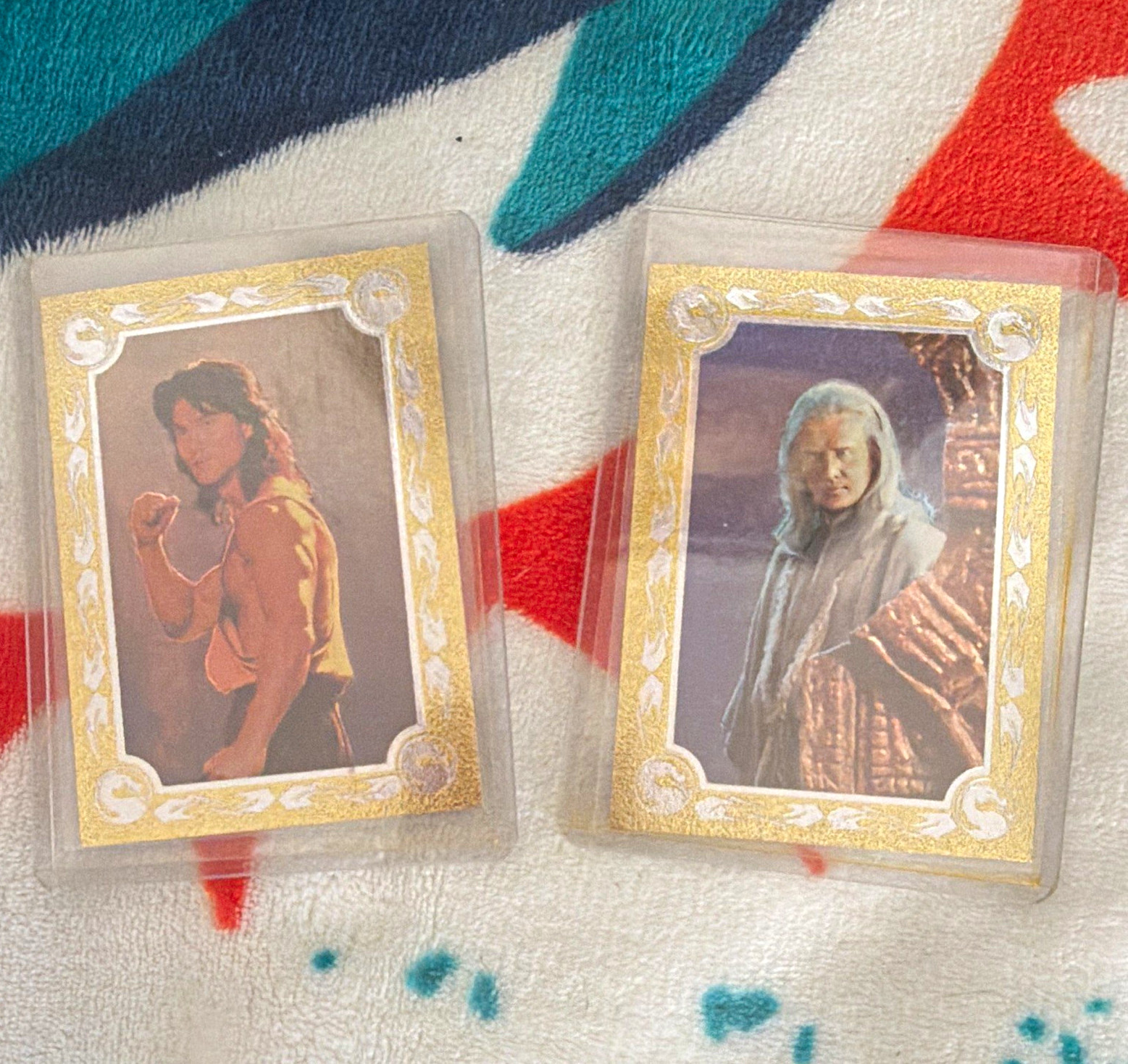 1995 SkyBox Mortal Kombat Movie Non-Sport Cards 2ct Liu Kang W1 Rayden W3