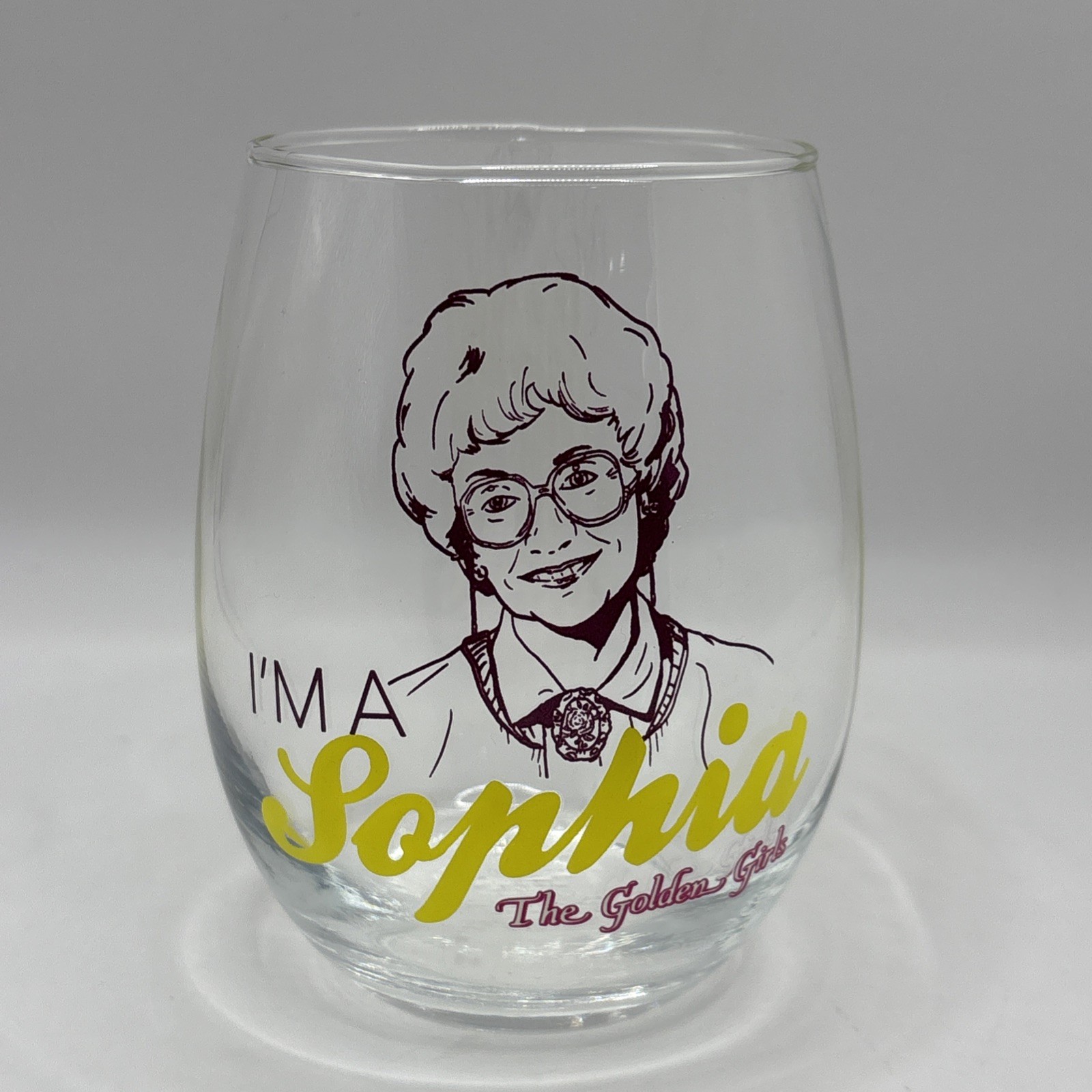 Sophia Golden Girls Glass- 20 oz / 591 ml