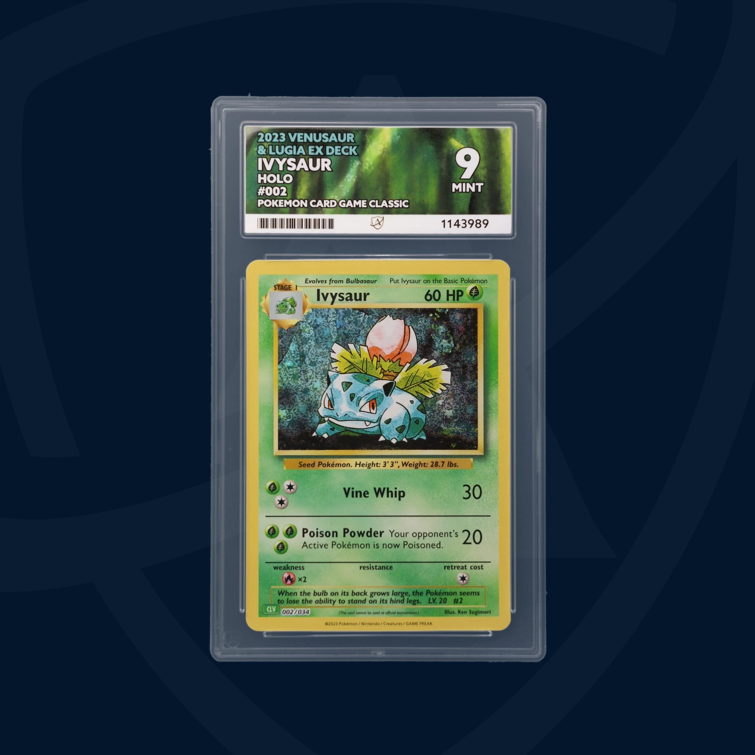 ACE 9 – Ivysaur – 002/034 – Venusaur & Lugia ex Deck – Pokemon – Pokemon Ca…