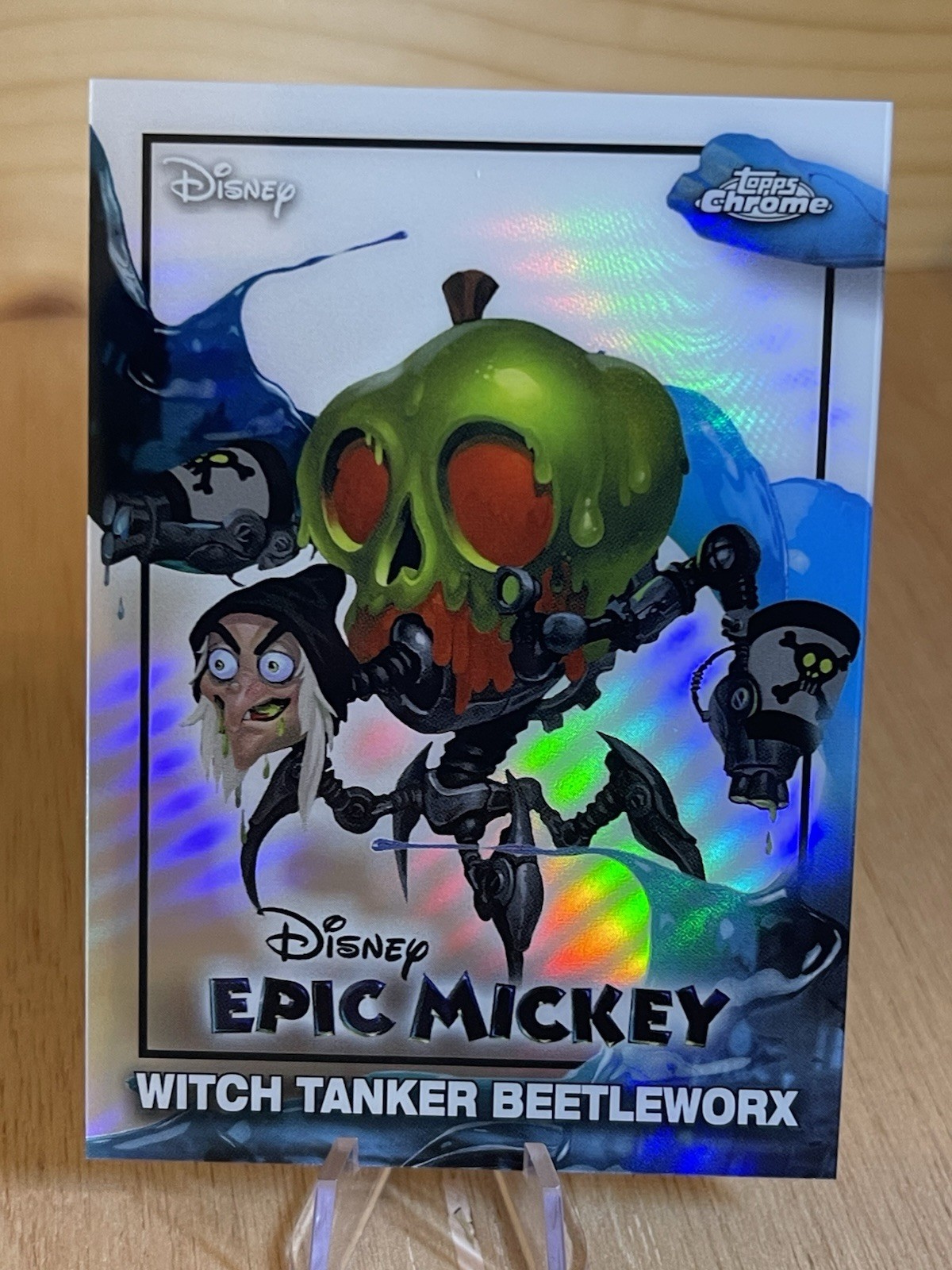 TOPPS Chrome 2026 DISNEY NEON – EPIC MICKEY Witch Tanker Beetleworx
