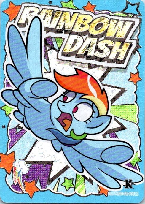My Little Pony Rainbow Dash MLPME03-SR-008 Trading Card 2026 KAYOU 1ST EDITION