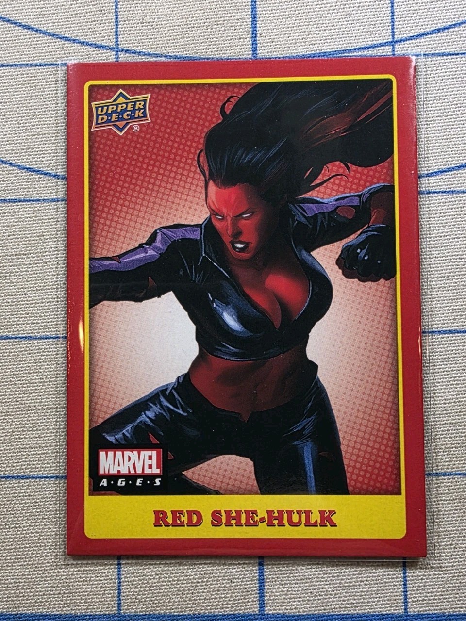 2020 Upper Deck Marvel Ages – Red She-Hulk #22 Base – Card