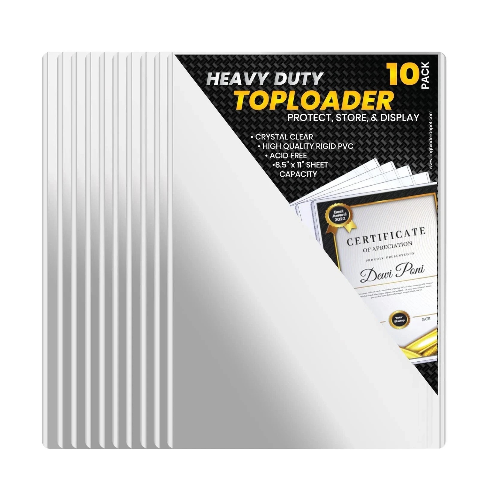 10 Pack Comic Book Top Loaders Protector Hard Case Sleeve Silver Fast US Ship