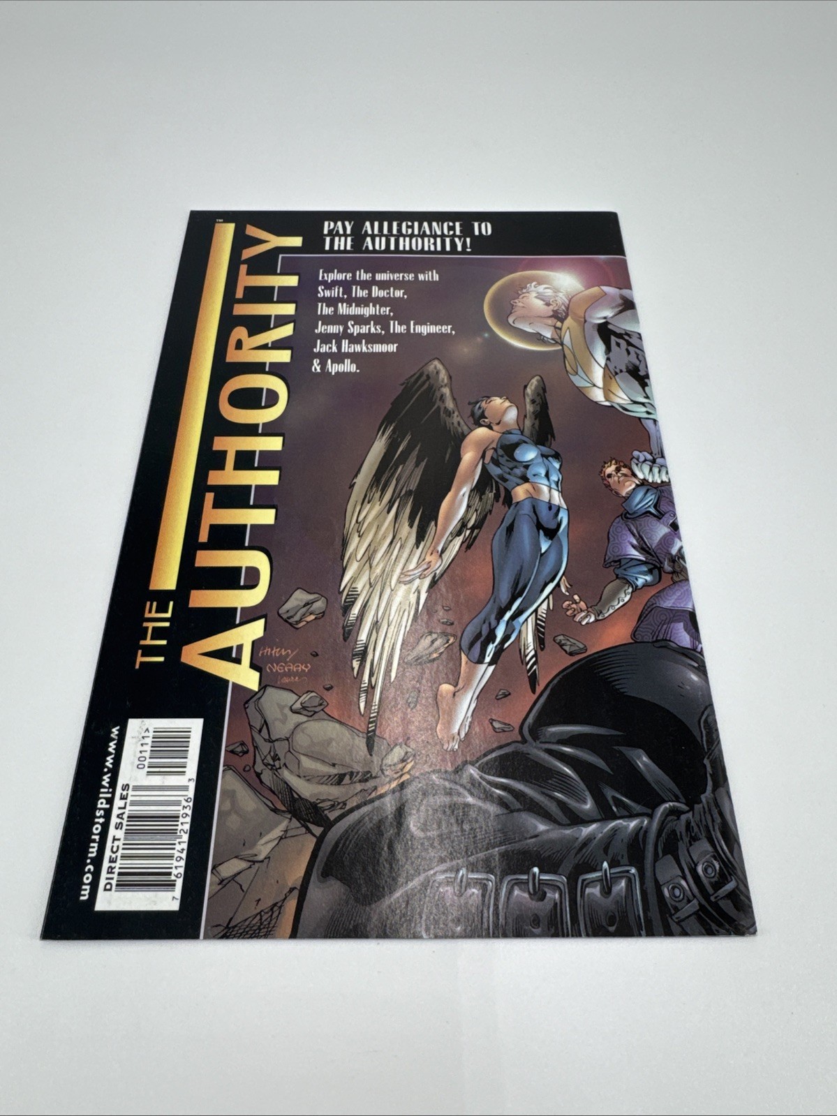 The Authority #1 Comic KEY 1st Engineer & Doctor II Ellis 1999 Superman Movie!