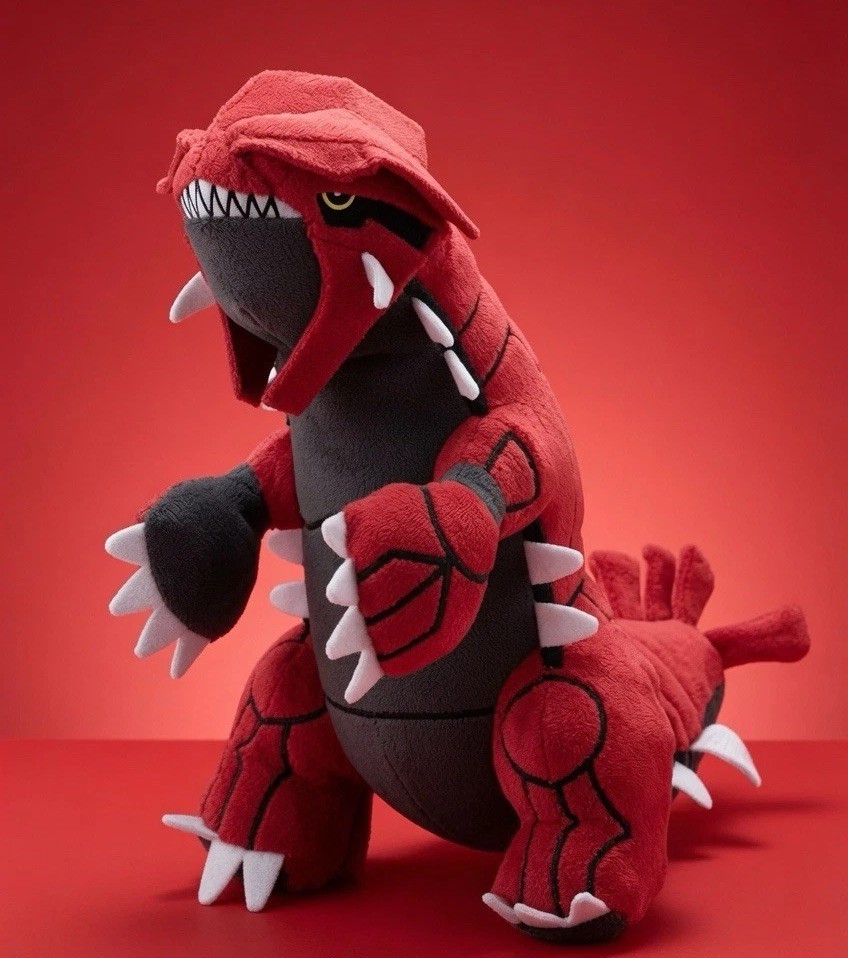 Pokémon Legendary Groudon Plush Toy Soft Stuffed Anime Collectible Unbranded New
