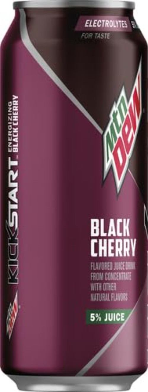 Refreshing 16 oz Black Cherry Kickstart Energy Drink – Sweet Caffeine Boost
