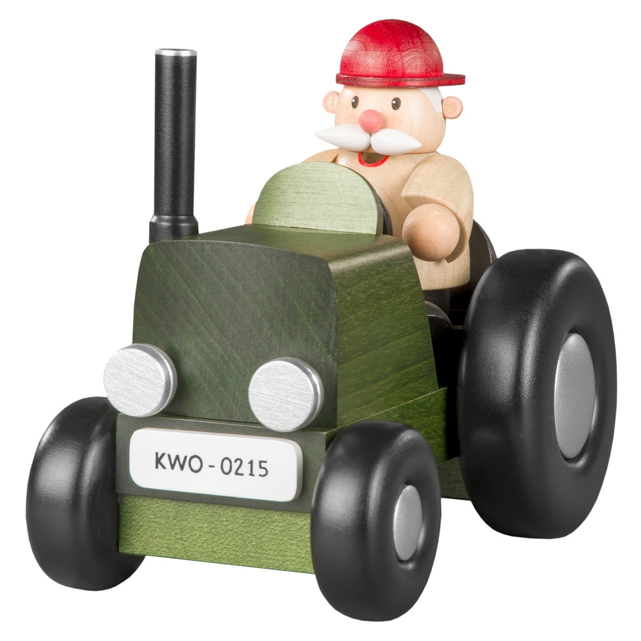 Farmer on his Tractor German Incense Smoker | 3.9 Inches Tall