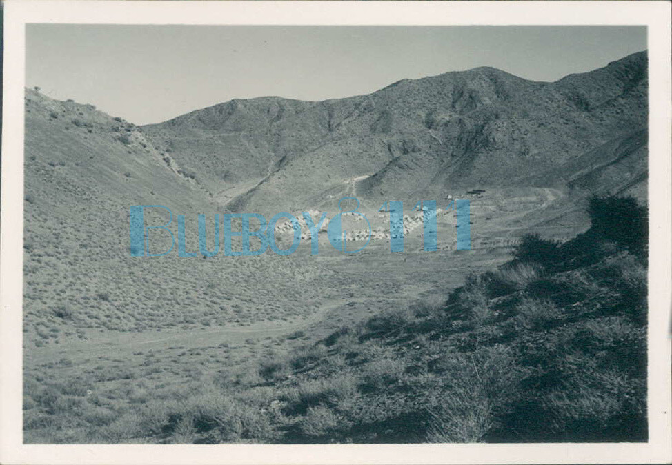 WW2 15th Punjab Regiment Spinwana Camp distance view Khojak Pass India 1940