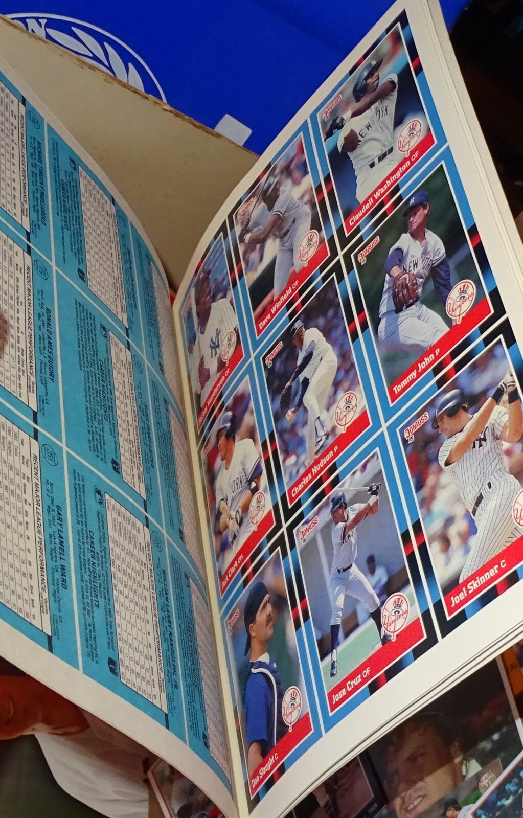 Baseball Junk from Storage – unopened stamps, 1976 Yankees Book, 1970s/89s cards
