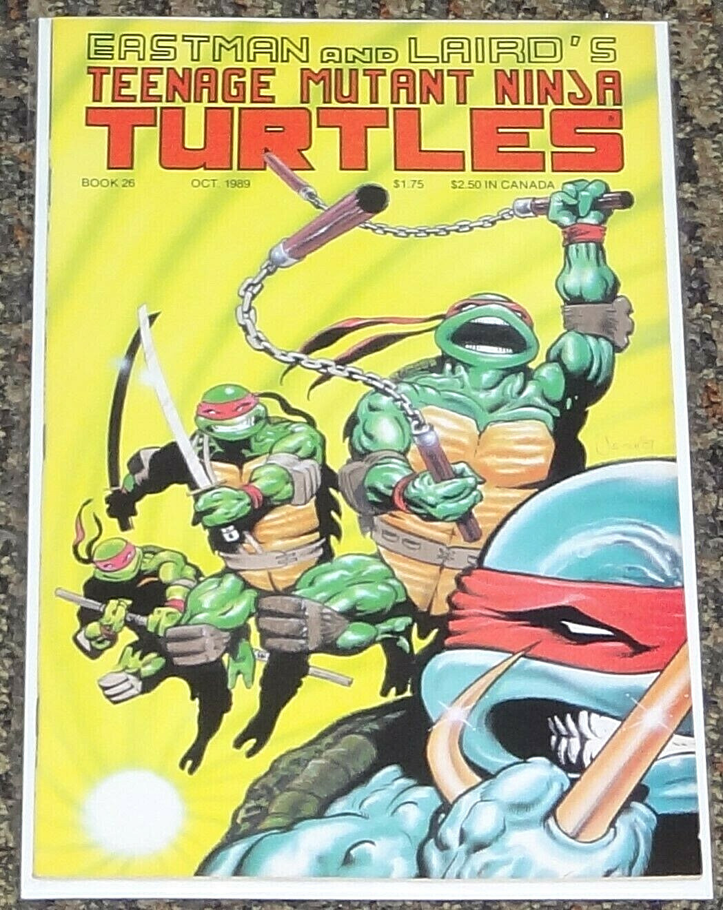 1989 MIRAGE STUDIOS TEENAGE MUTANT NINJA TURTLES #26 VF VOL 1 COMIC BOOK VEITCH