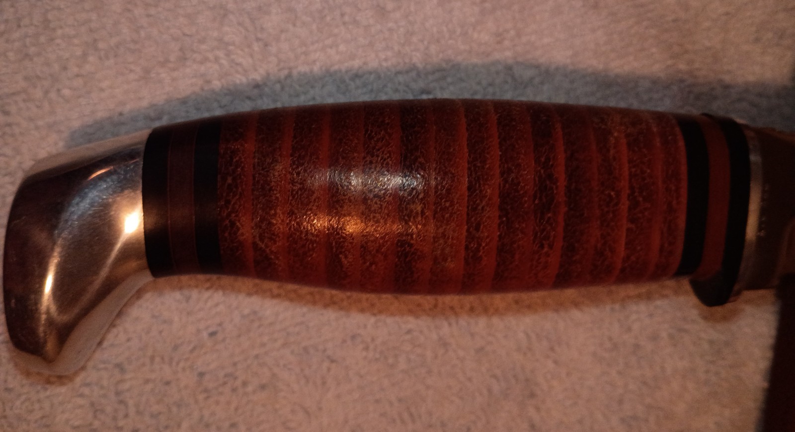 Vintage Case XX Fixed Blade/Sheath/Stacked Leather/4 3/4 in. Blade/Never used