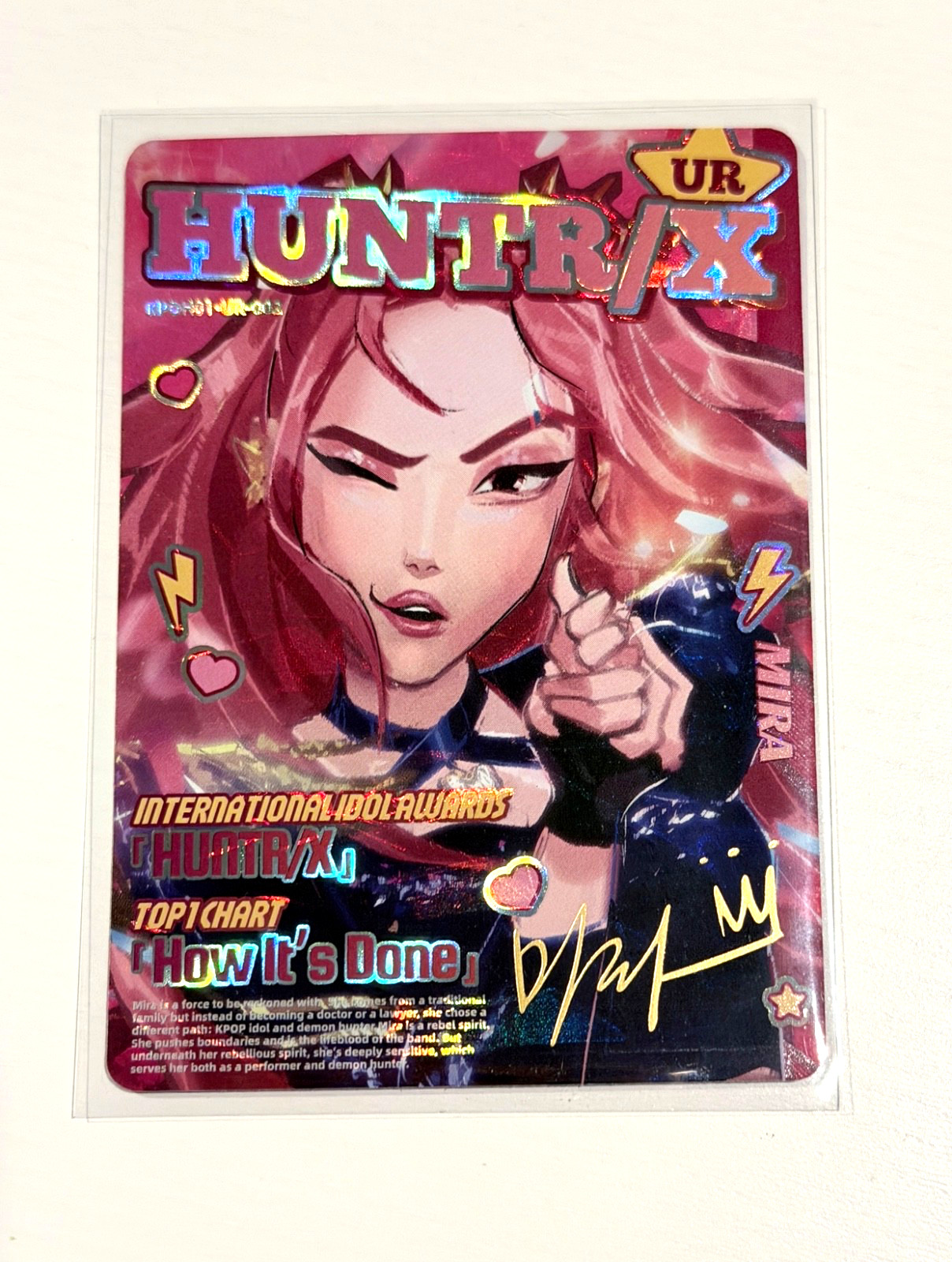 KAYOU KPop Demon Hunters UR Ultra Rare Mira KPDH01-UR-002