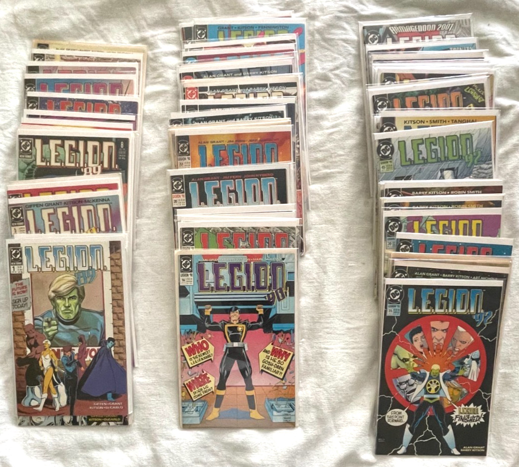 L.E.G.I.O.N. #1-58 & 3 ANNUALS **61 COMIC LOT** KITSON/GRANT* 1989-93 -DC Comics