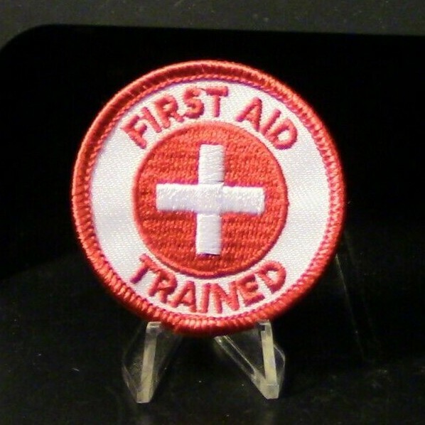Security Industry Patch: First Aid Trained 2″ Uniform Patch