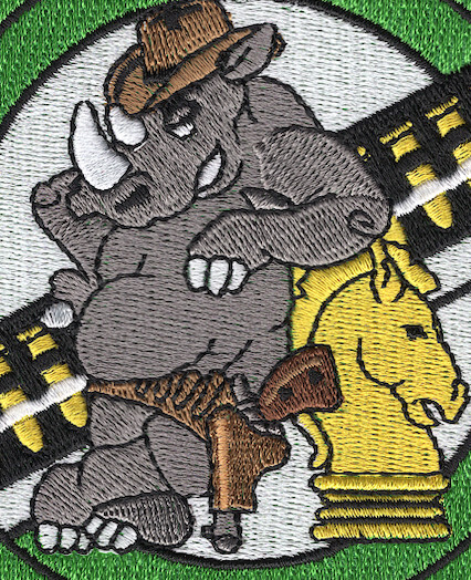 VFA-105 Gunslingers patch – Rhino Strike Fighter Squadron
