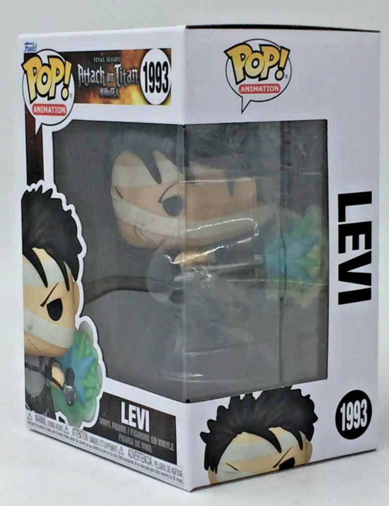 Funko Pop! Animation Attack on Titan Levi #1993 Funko with Pop Protector