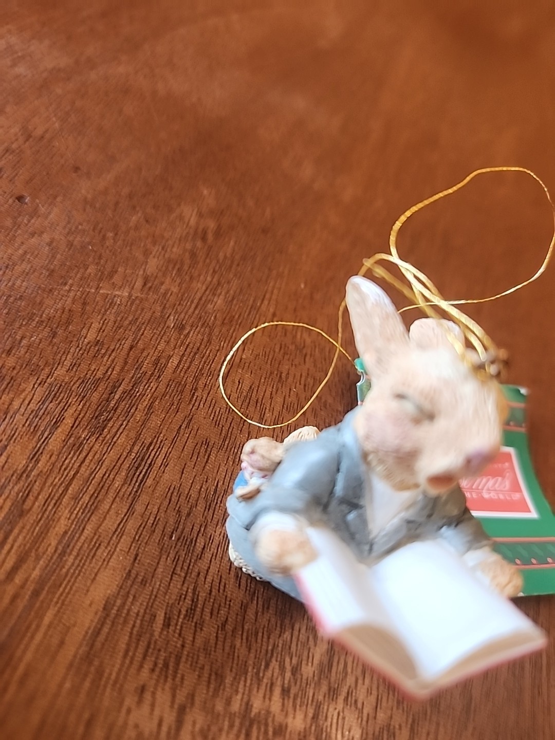Jacob rabbit Christmas/Easter ornament