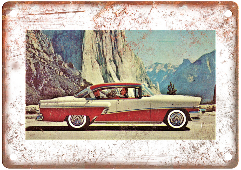 Vintage 1956 Mercury Montclair Phaeton Auto Ad Reproduction Metal Sign A11704
