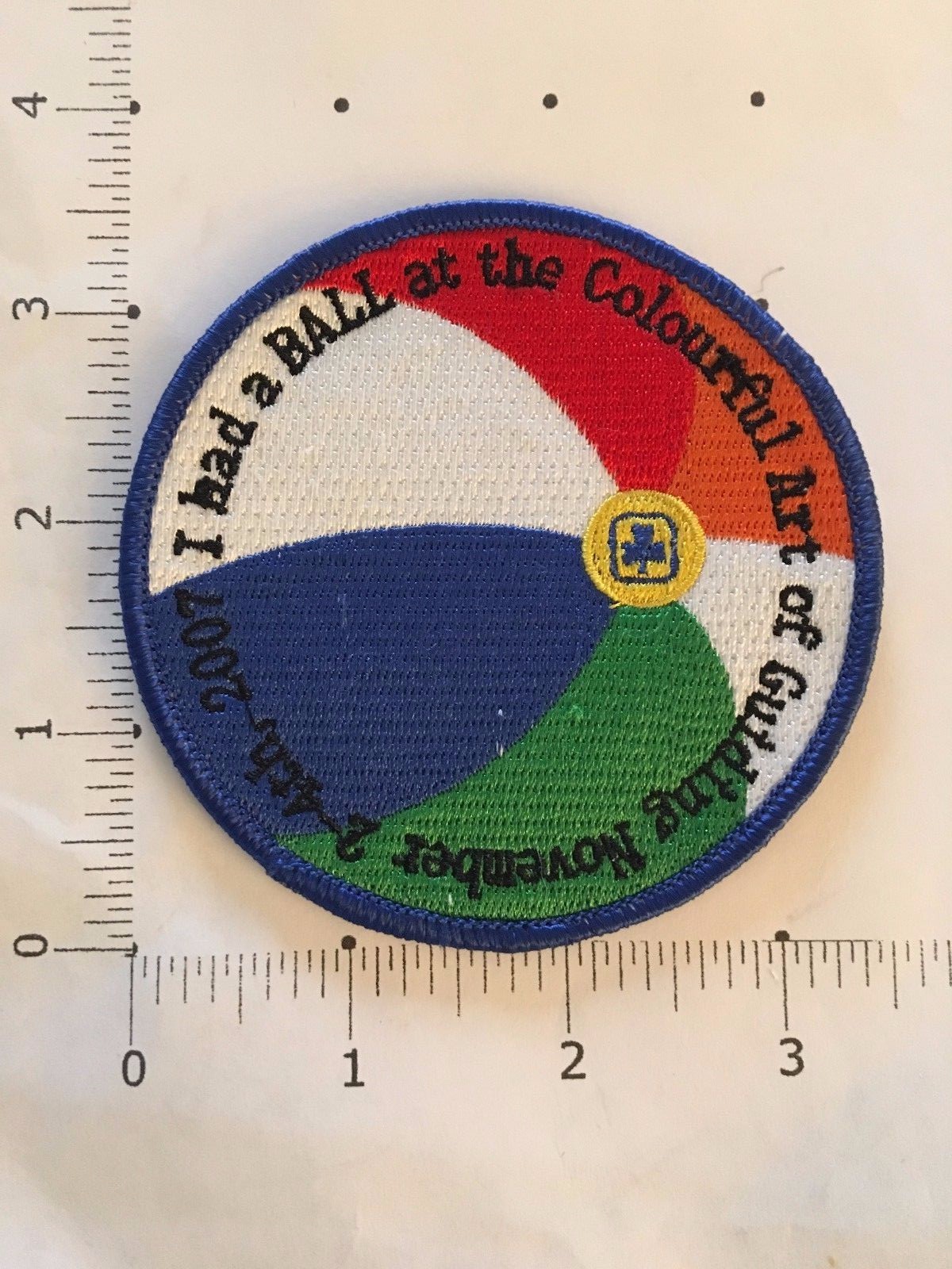 Colourful Art of Guiding Patch – Girl Guides 2007