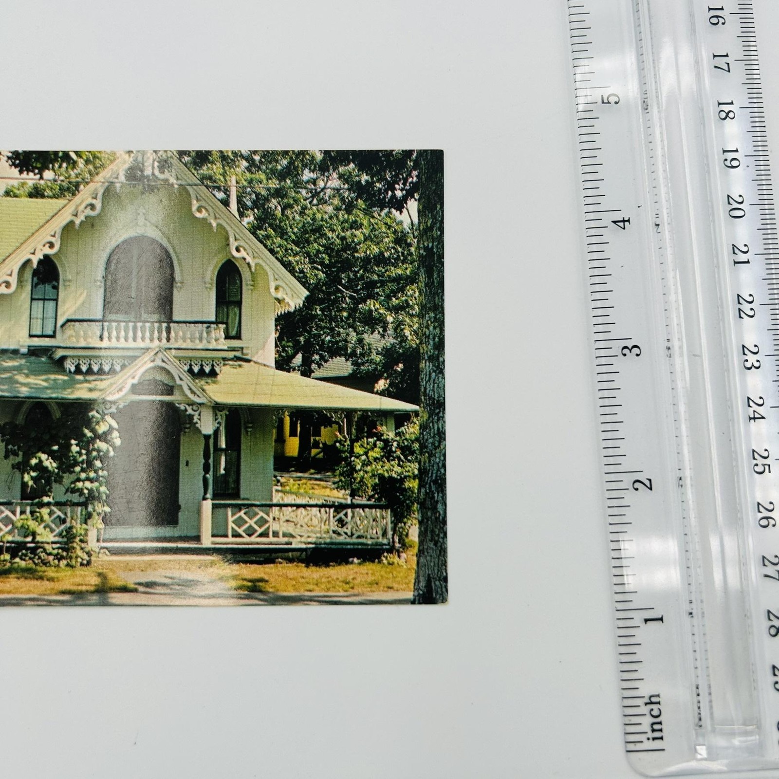 Bishop Gilbert Haven Cottage Postcard Green Standard 5.5×3.5 In RPPC