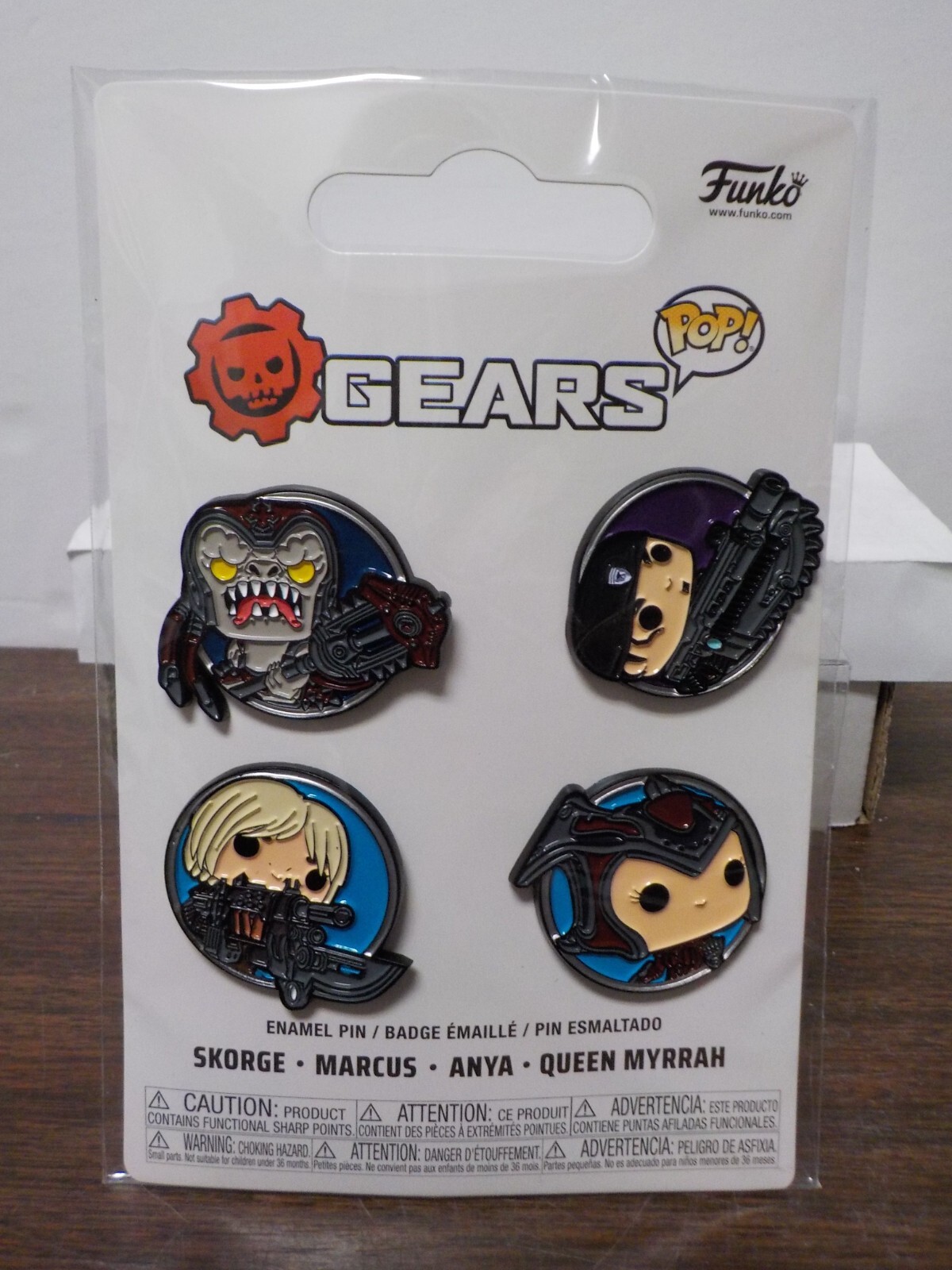 C1014 Funko Video Games “Gears of War (Collector Box)” Vinyl Figures Set (Dmg*)