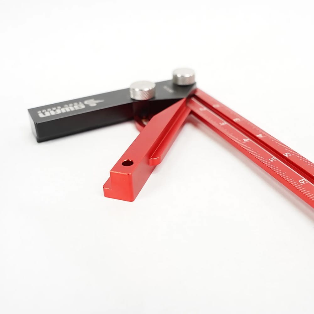 8″ Ridgway Adjustable Carpenter Square – 4 Tools in One: Combination Square…