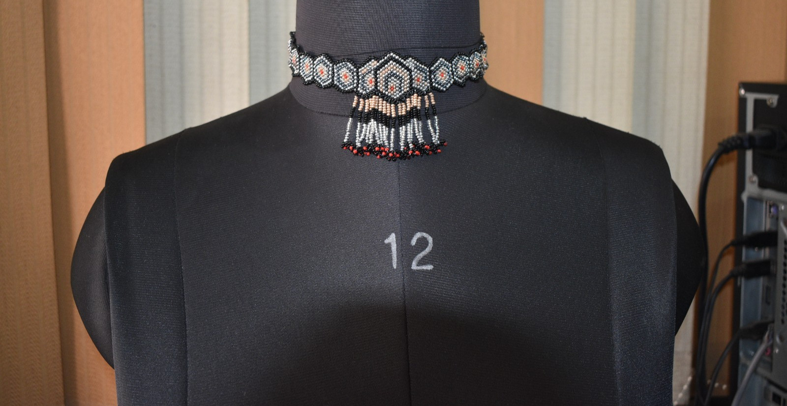 Handmade Boho Beaded Necklace Multi Strand Southwestern Native-Style Jewelry
