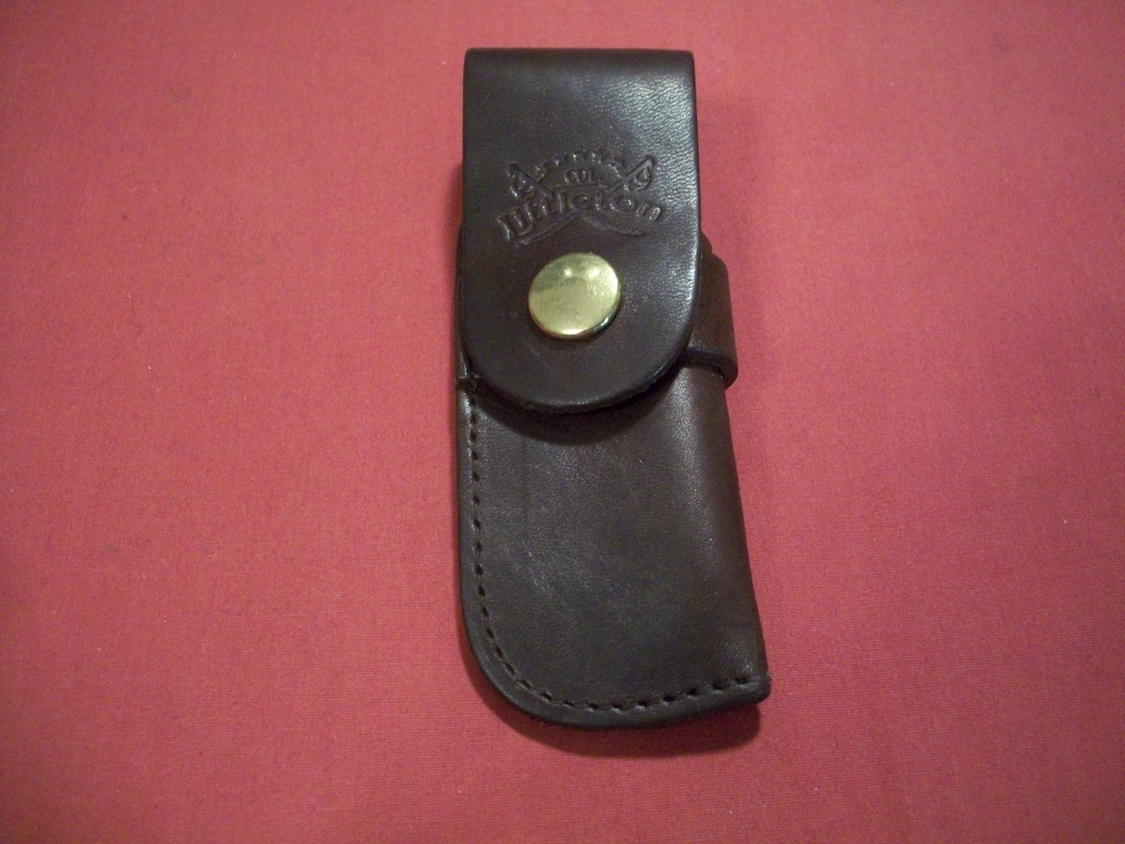 Rare Collectable Colonal Littleton Leather Belt Loop Knife Sheath, NOS