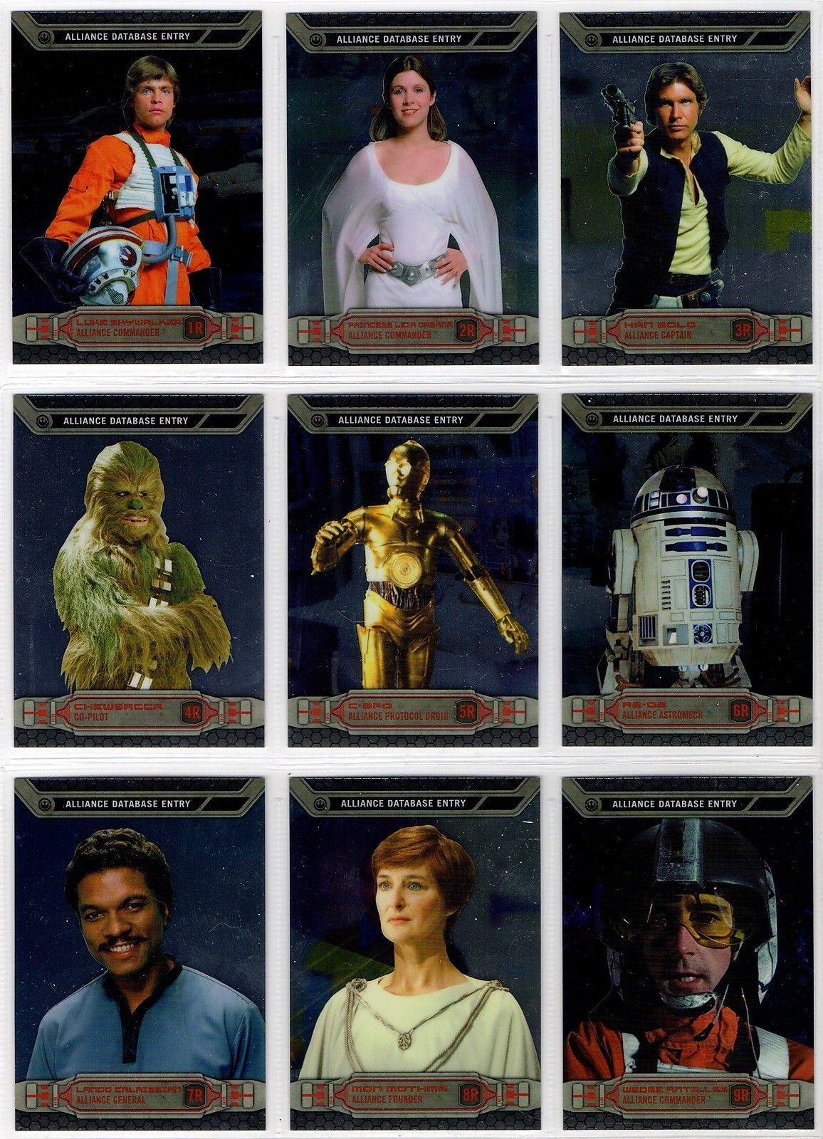 2014 Topps Star Wars Chrome Perspectives Base Card You Pick, Finish Your Set R