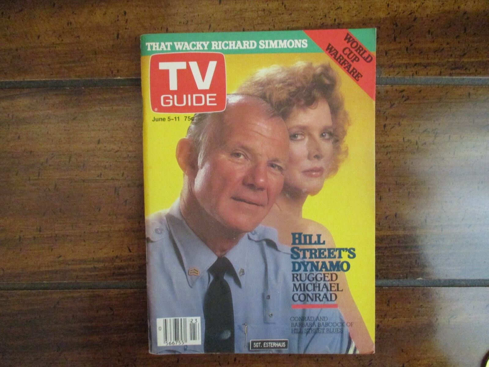 6/1982 TV Guide(MICHAEL CONRAD/BARBARA BABCOCK/LOVE BOAT/RICHARD SIMMONS/Canada