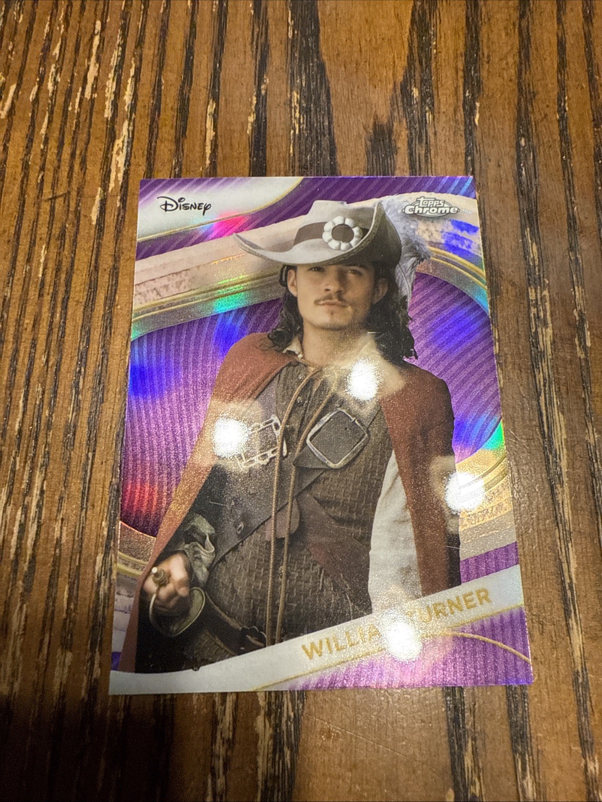 2025 Topps Chrome Disney #2 William Turner Purple /75