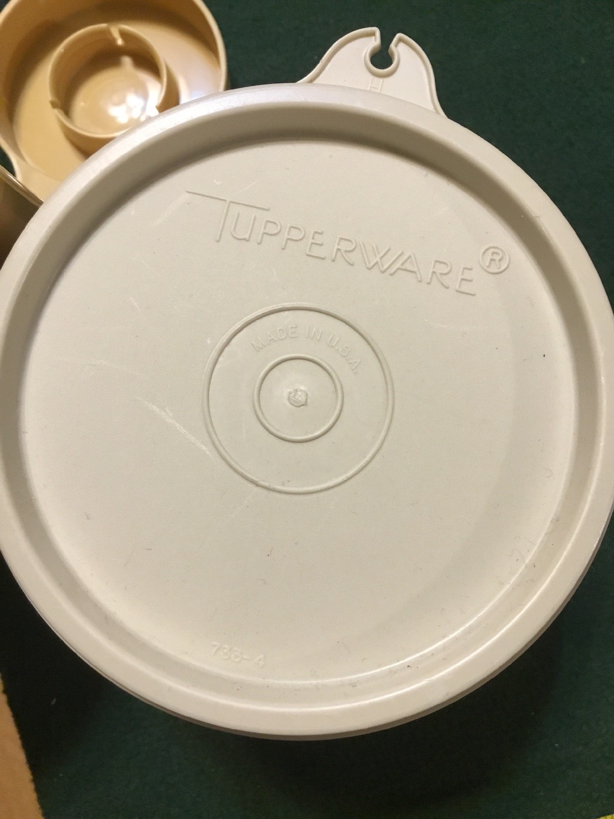 Tupperware – Vintage Serv ‘N Store Condiment Caddy Trio Set Harvest For Parts