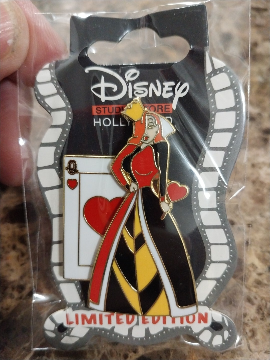 Disney Surprise Release DSF -Jessica Rabbit As Queen Of Hearts Pin