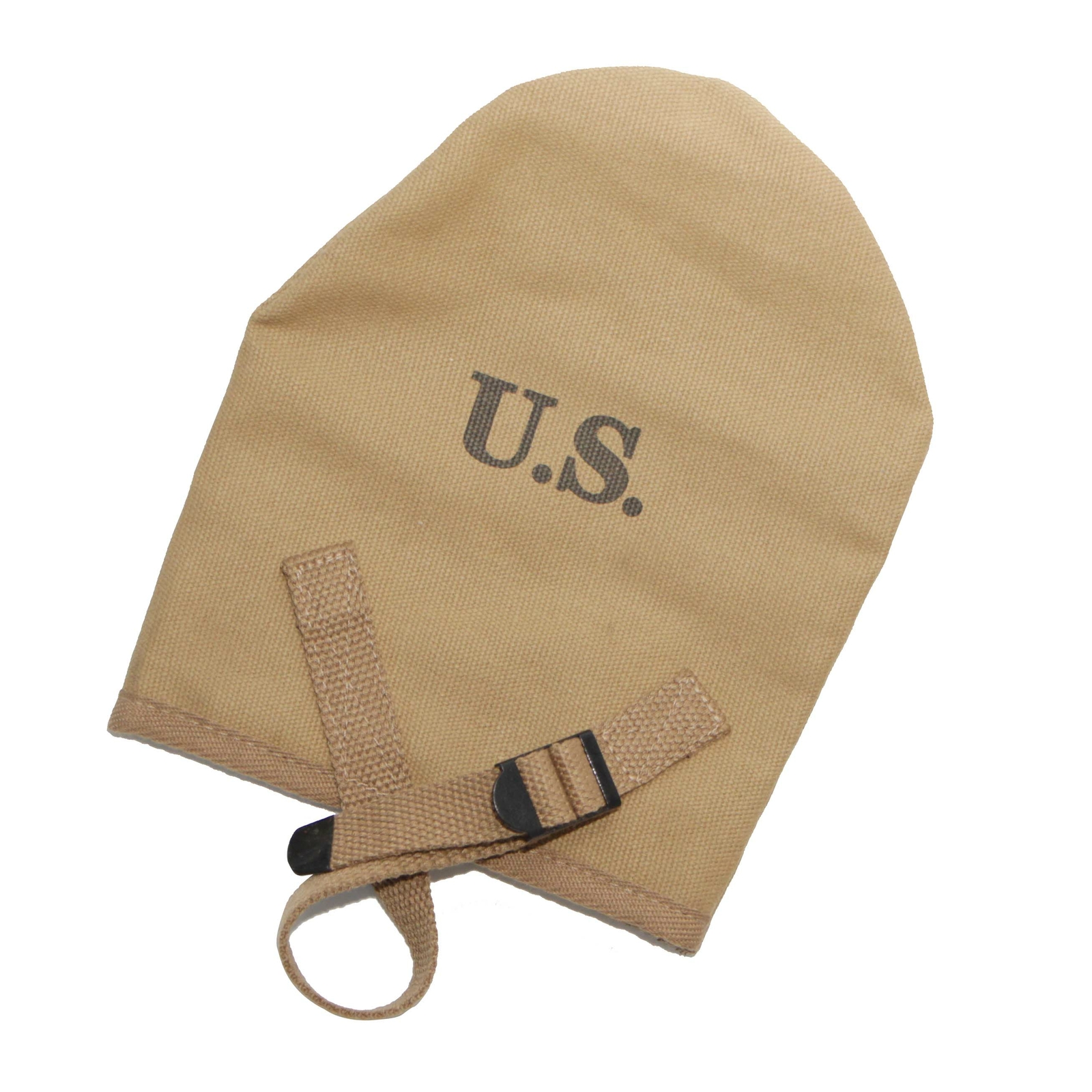 US WW2 M-1910 T-Handle Shovel Cover Carrier Khaki Reproduction with Mark
