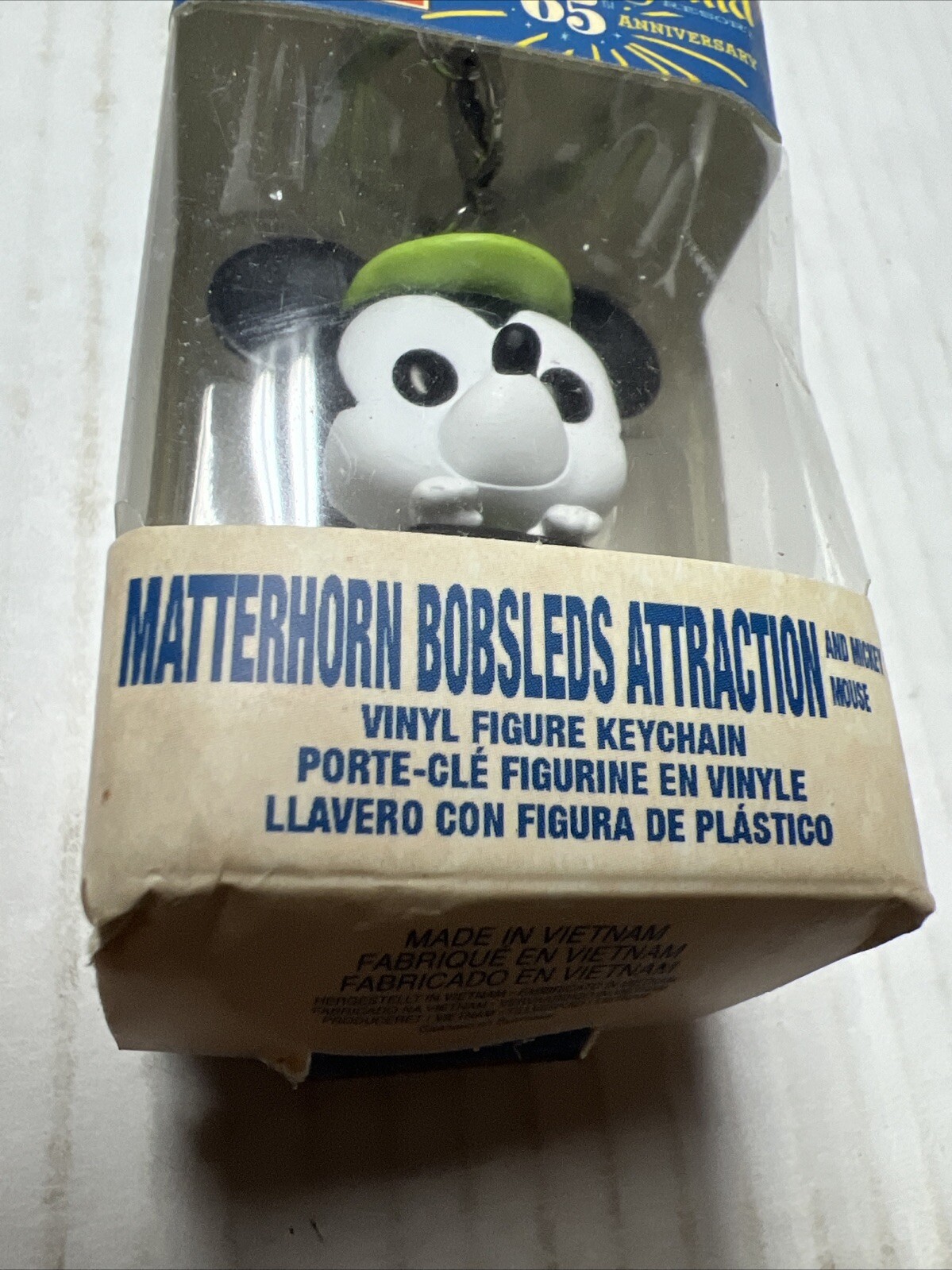 Funko Pop! Pocket Keychain MICKEY MOUSE Matterhorn Bobsleds Disneyland 65th Anni