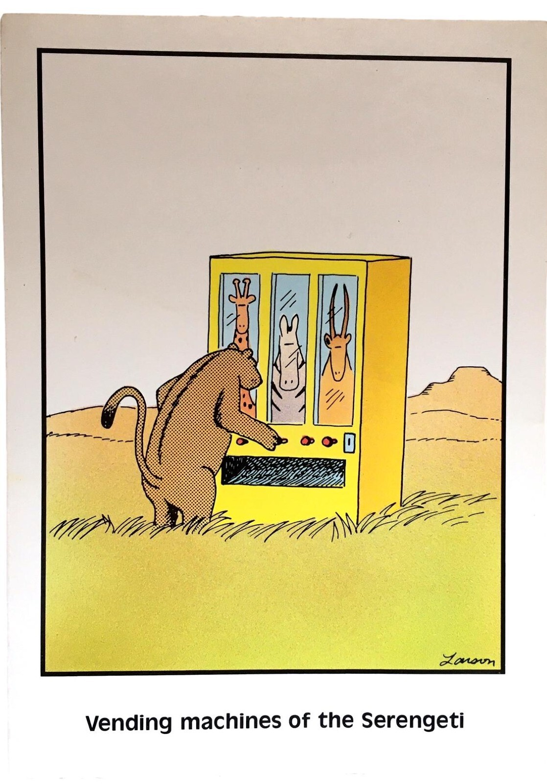 Far Side Vintage GREETING CARD Circa 1982-1984 Brand New ORIGINAL Collectible
