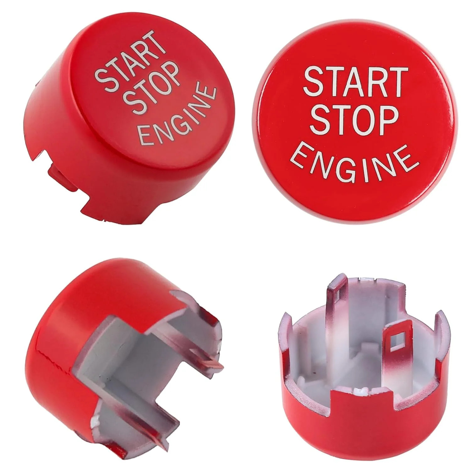 Red Engine Start Stop Switch Push Button Replace Cover for BMW 1 2 3 4 5 6 7 X1
