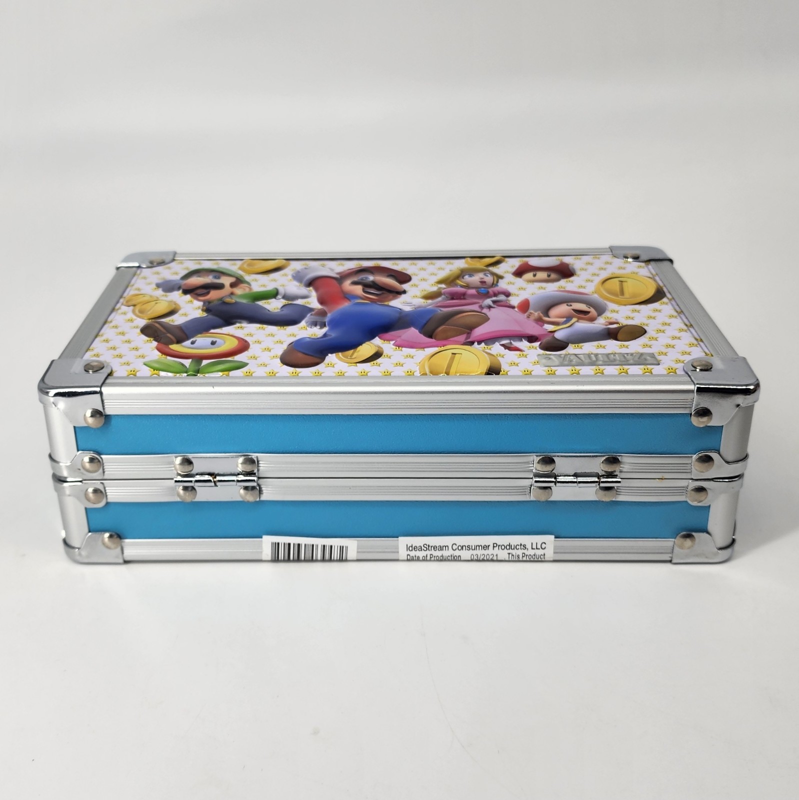 Super Mario Locking Supply Box Storage Case Nintendo Toad Luigi Keys Vaultz 2021