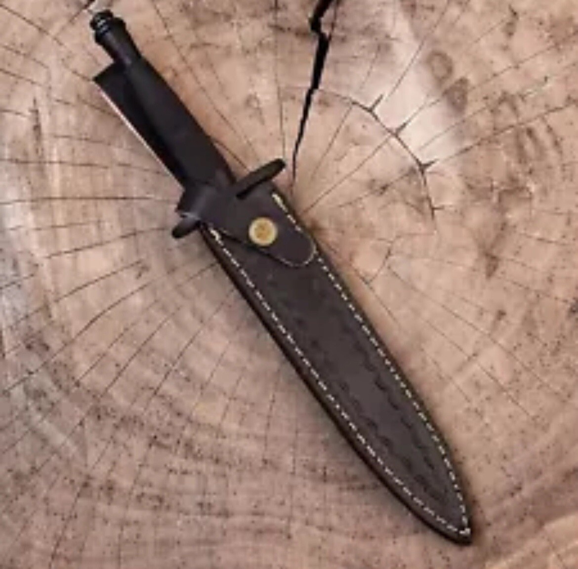 V42 Dagger Knife COPPI CPPI BY CIRCA 1984 RARE KNIFE USA Double Edged Blade